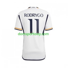 Koszulka Real Madryt Rodrygo Goes 11 Domowe Koszulki Piłkarskie 2023-2024 Krótki Rękaw